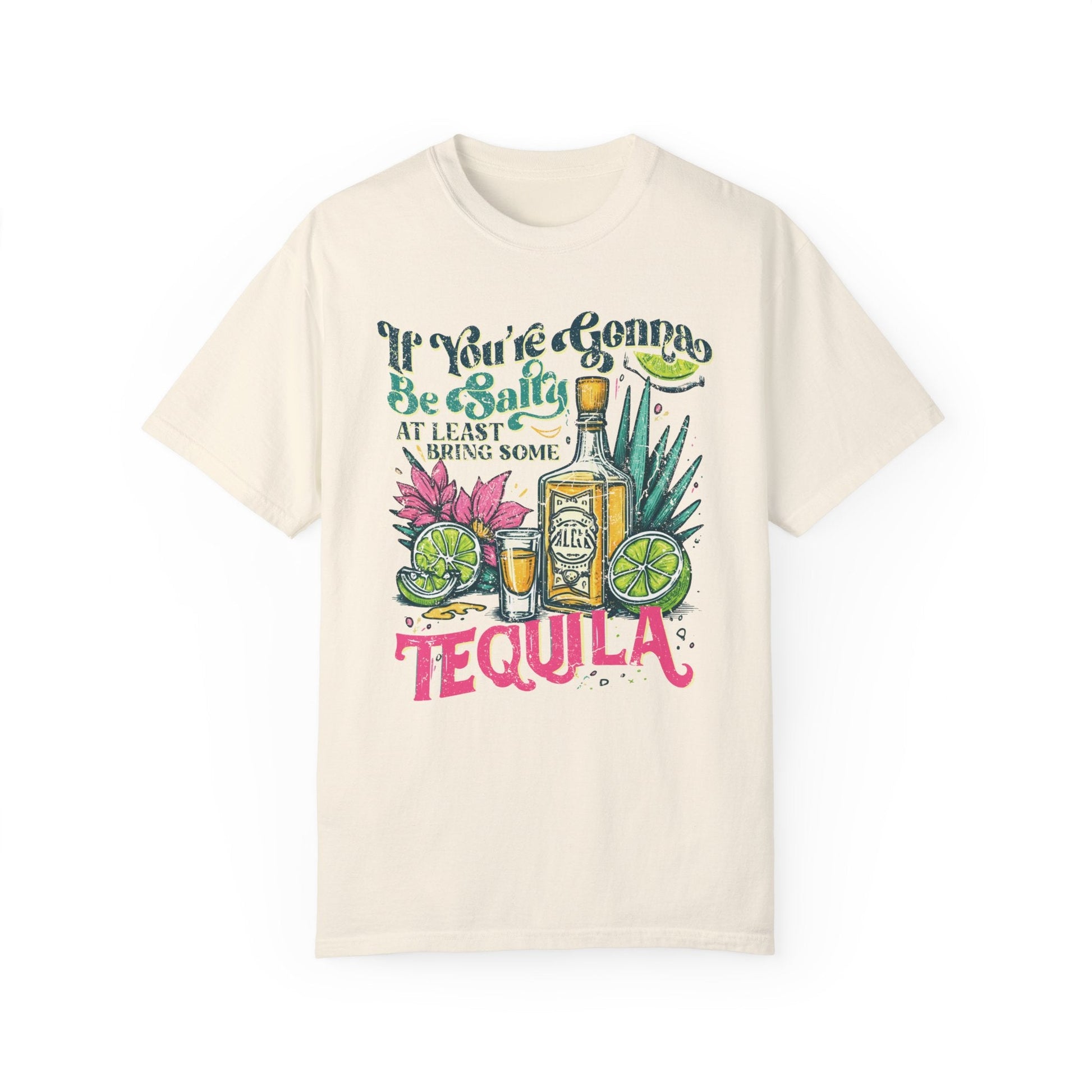 Bring Tequilla Unisex Garment - Dyed T - shirt - Chic On The Edge - S - T - Shirt