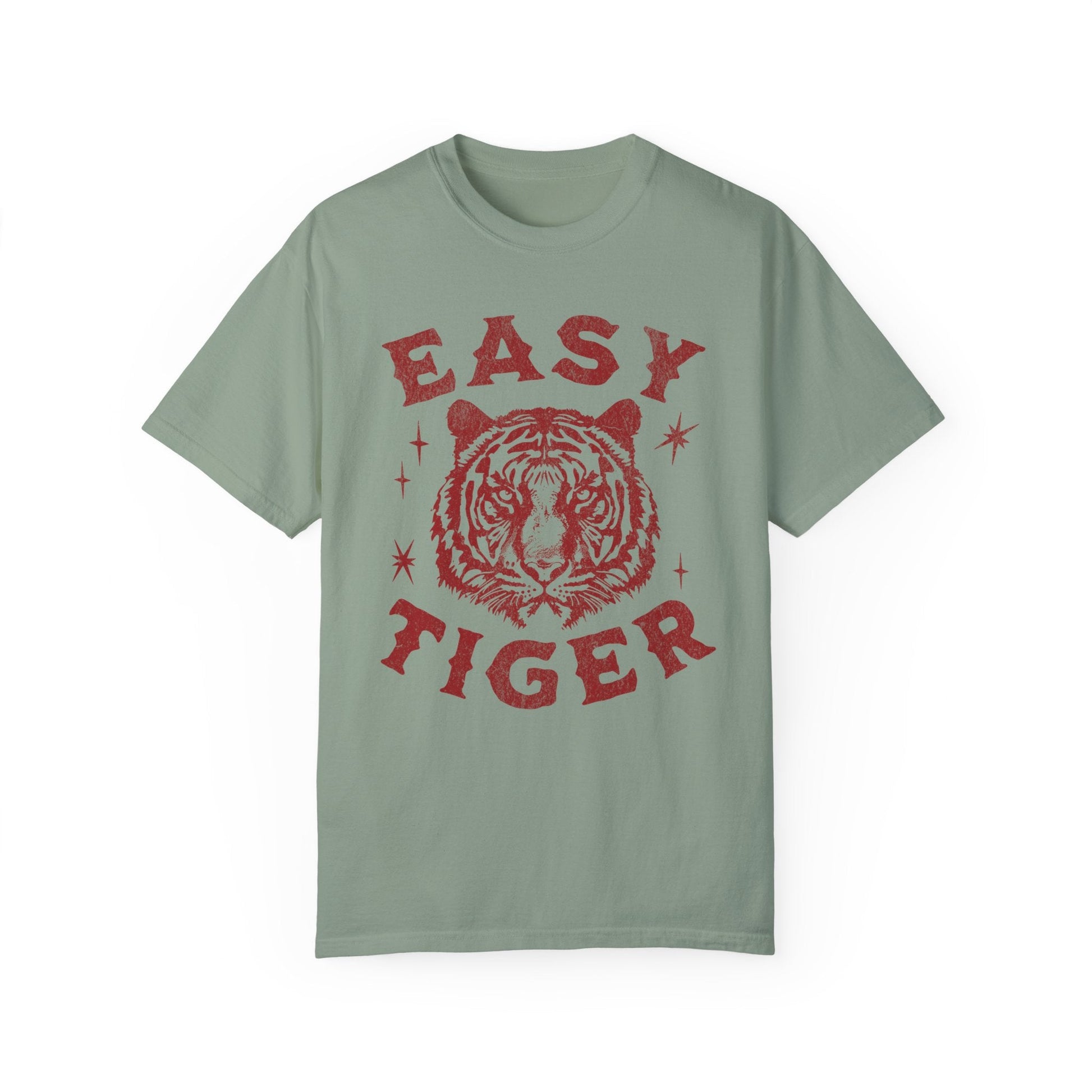 Easy Tiger Unisex Garment - Dyed T - shirt - Chic On The Edge - S - T - Shirt