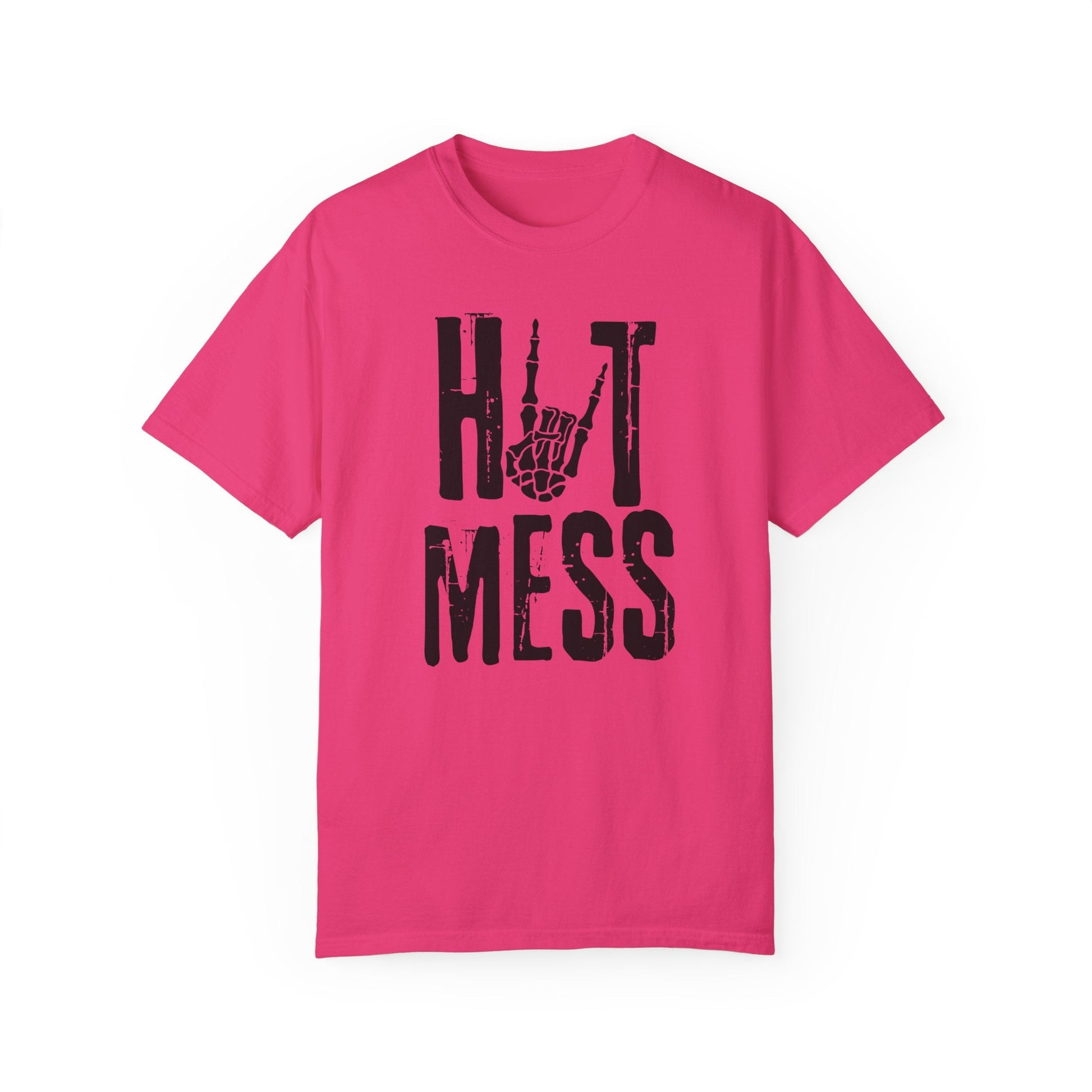 Hot Bones Unisex Garment - Dyed T - shirt - Chic On The Edge - S - T - Shirt