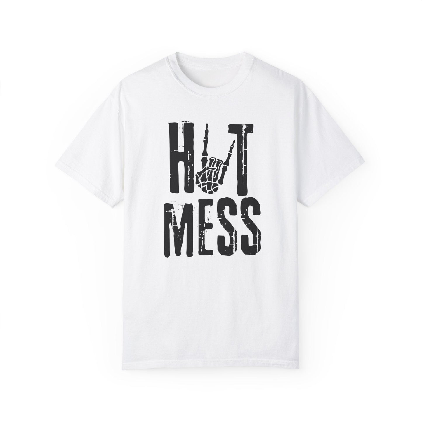 Hot Bones Unisex Garment - Dyed T - shirt - Chic On The Edge - S - T - Shirt