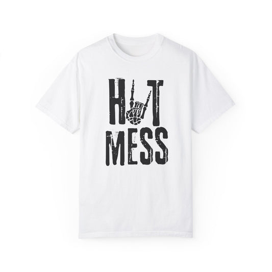 Hot Bones Unisex Garment - Dyed T - shirt - Chic On The Edge - S - T - Shirt