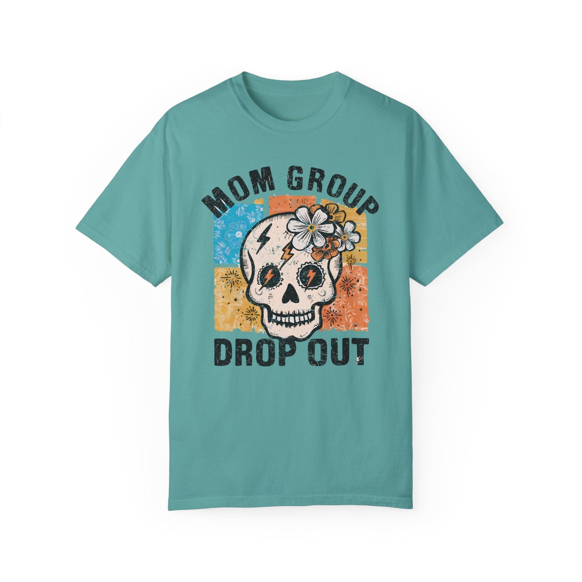 Mom Group Dropout Unisex Garment - Dyed T - shirt - Chic On The Edge - S - T - Shirt