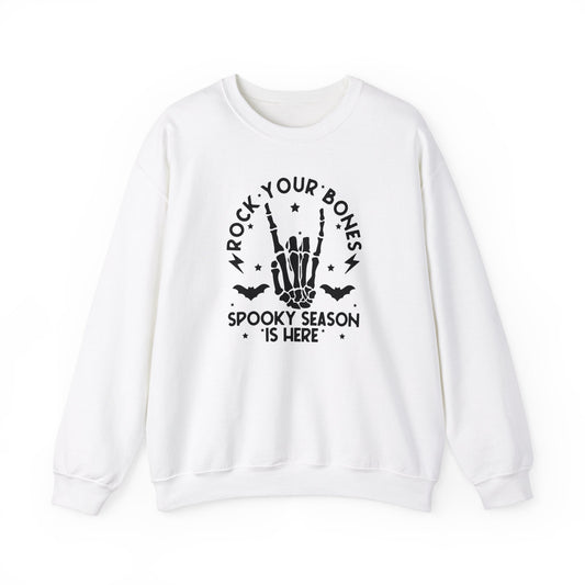 Rock Your Bones Crewneck Sweatshirt - Chic On The Edge - S - Sweatshirts