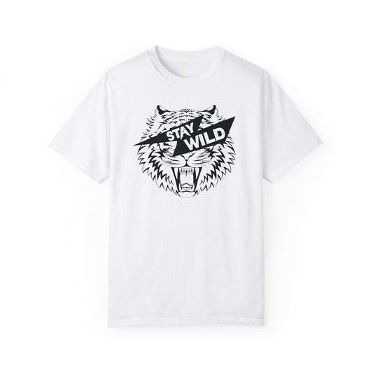 Stay Wild Unisex Garment - Dyed T - shirt - Chic On The Edge - S - T - Shirt