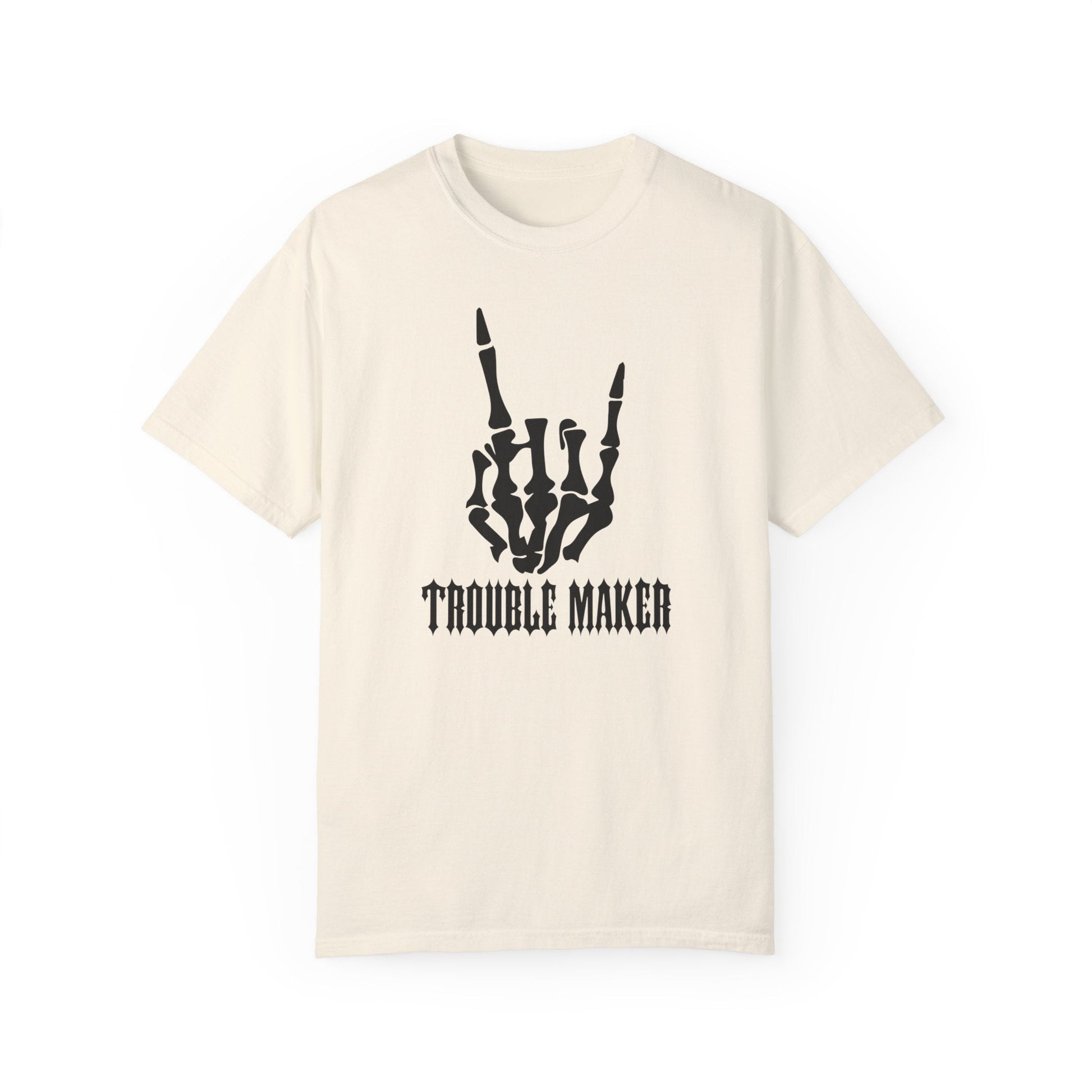 Trouble Maker Unisex Garment - Dyed T - shirt - Chic On The Edge - S - T - Shirt