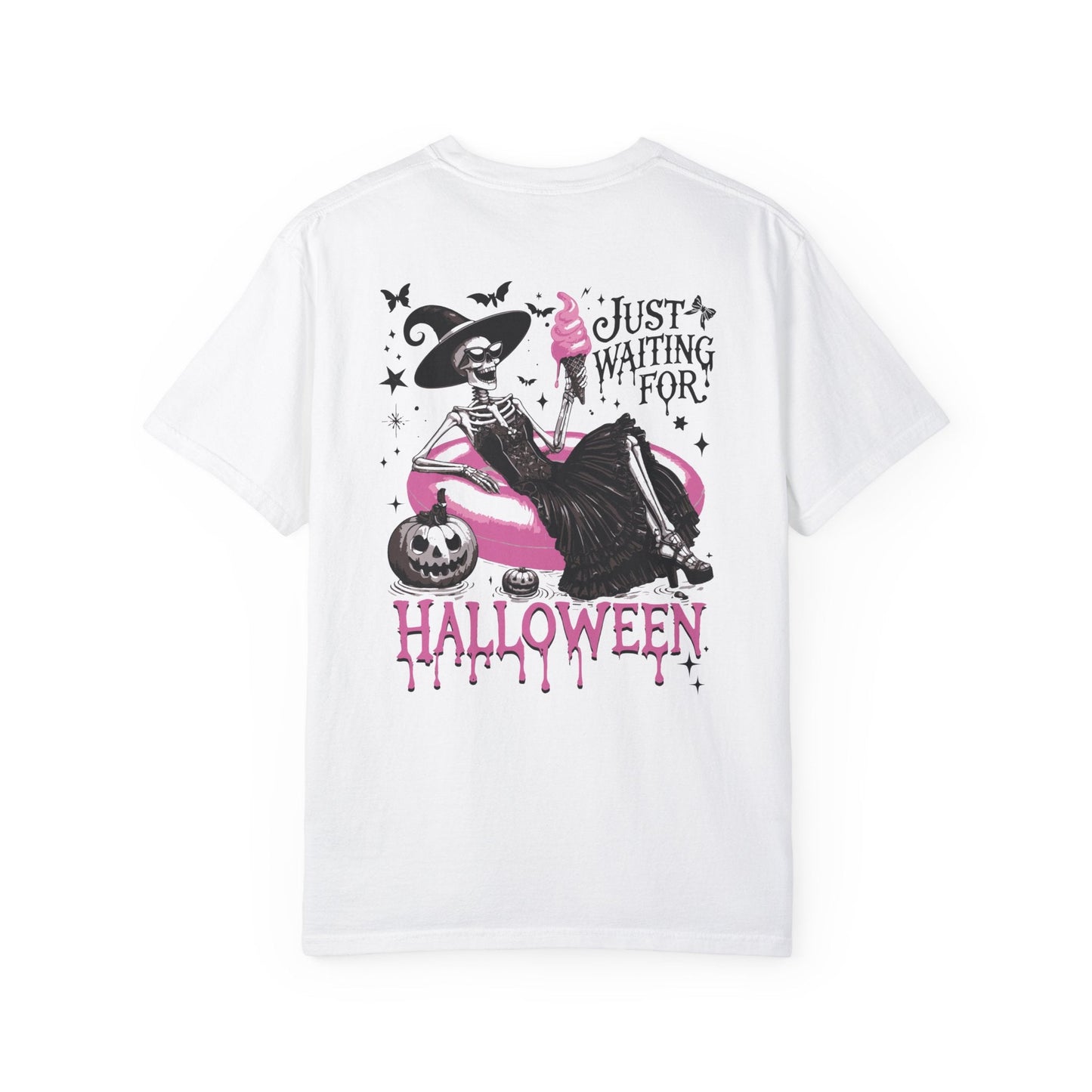 Waiting For Halloween Unisex Garment - Dyed T - shirt - Chic On The Edge - S - T - Shirt