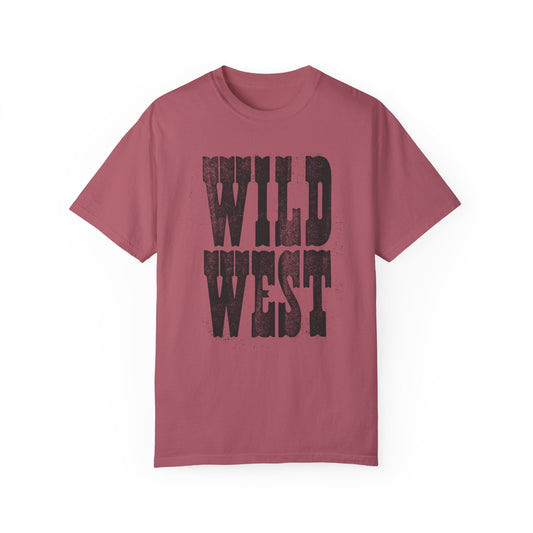 Wild West Unisex Garment - Dyed T - shirt - Chic On The Edge - S - T - Shirt